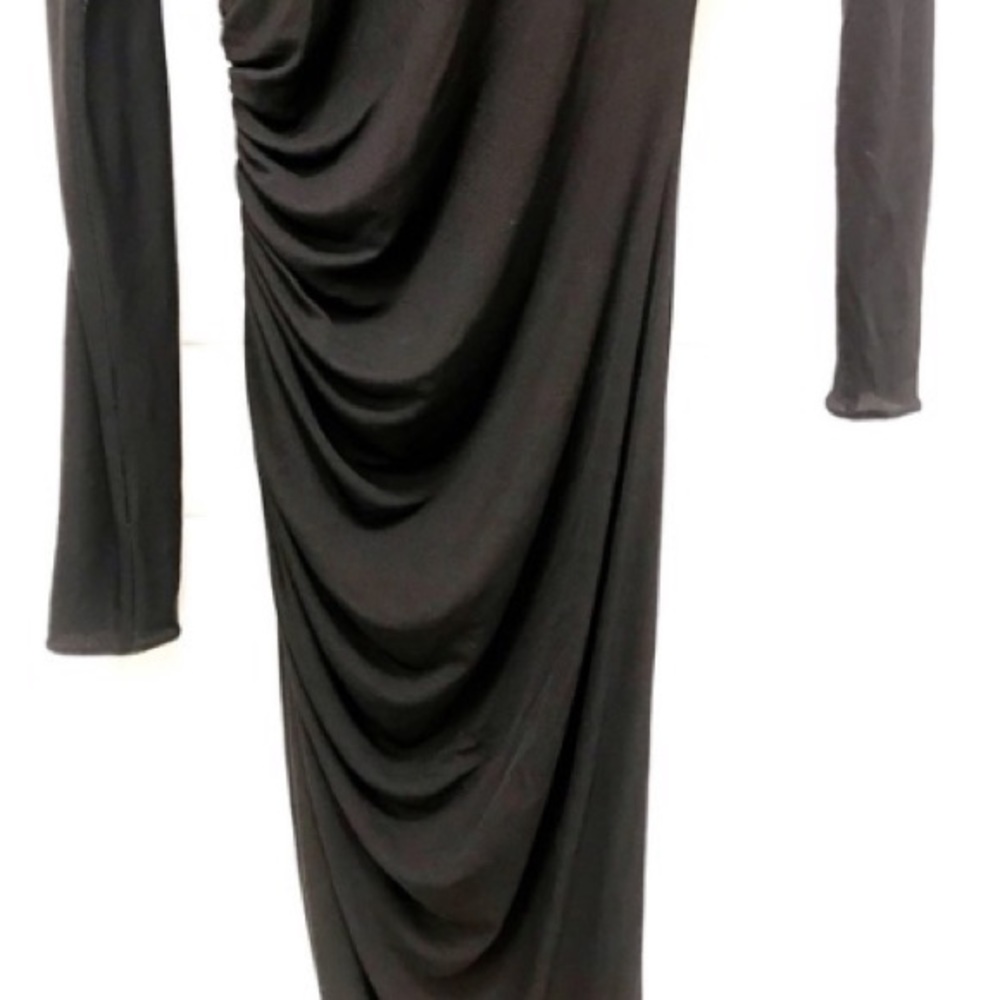 SOLD - Emanuel Ungaro Silk Ruched dress - Picture 4 of 8